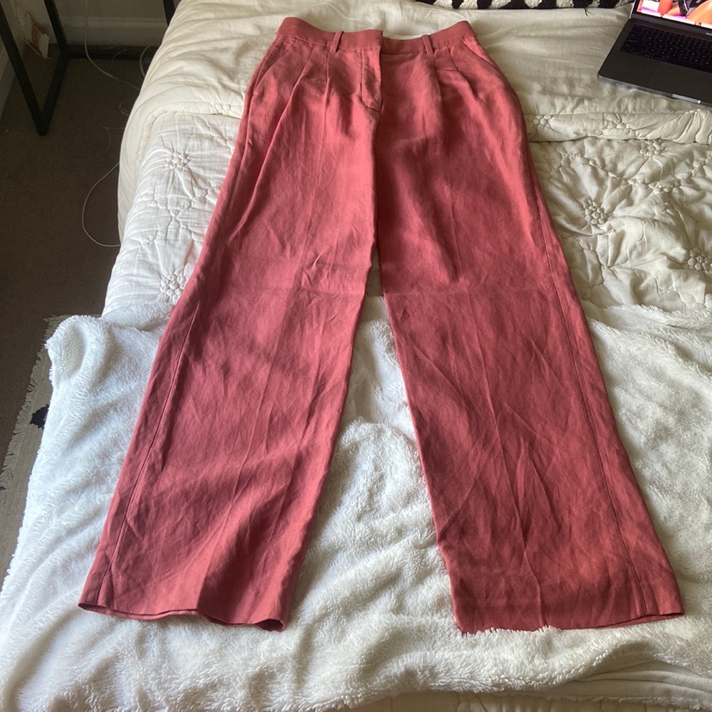 Aritzia Wilfred Linen Trousers